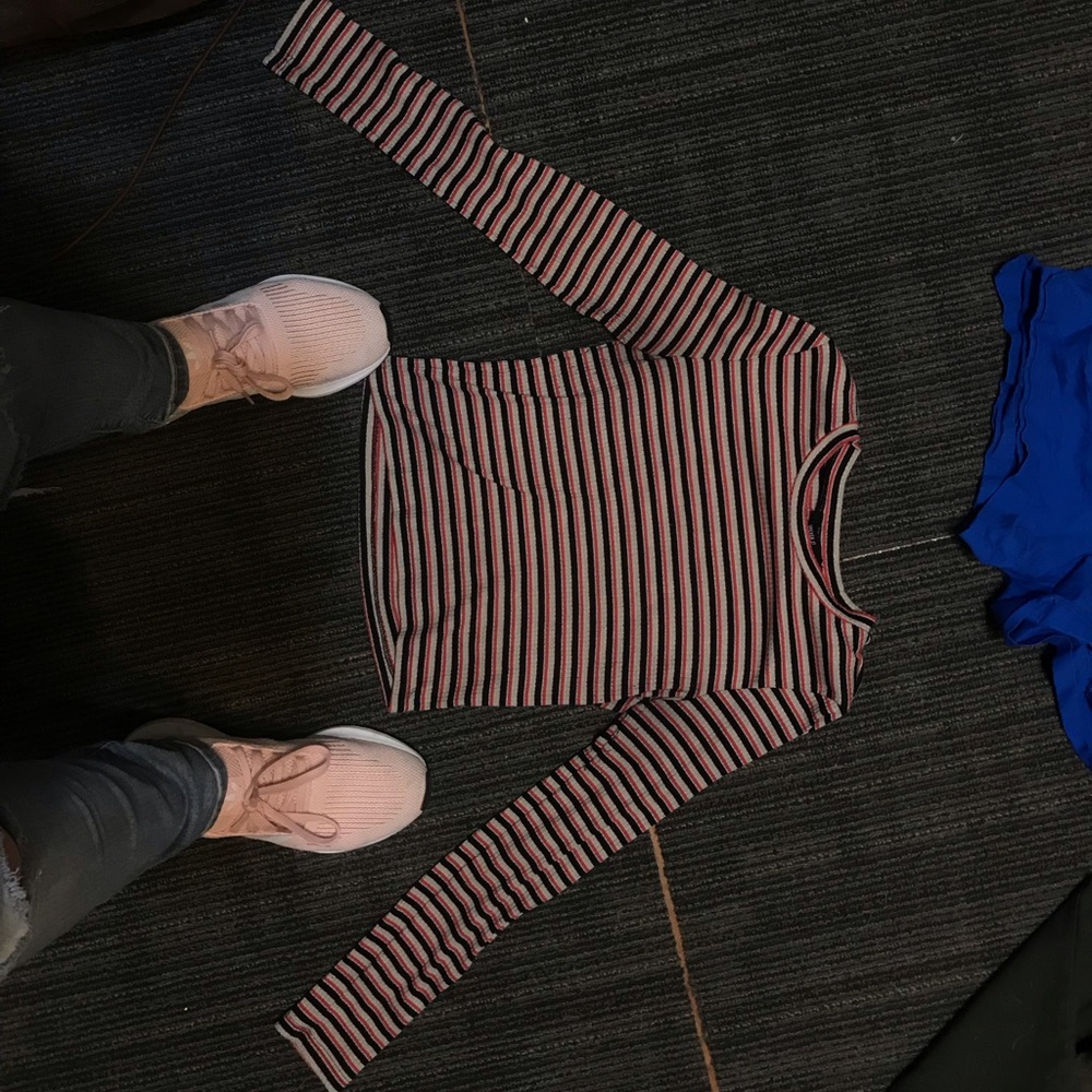 Striped Crop Top